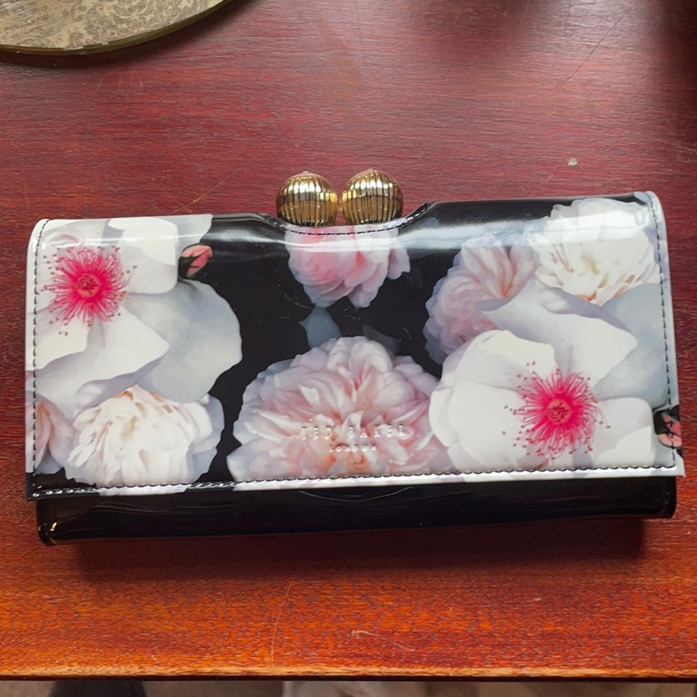 Ted Baker Floral Snap Wallet